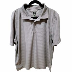 PGA TOUR Pro Series Gray Golf Polo Shirt Men's XL Extra Large Golfer